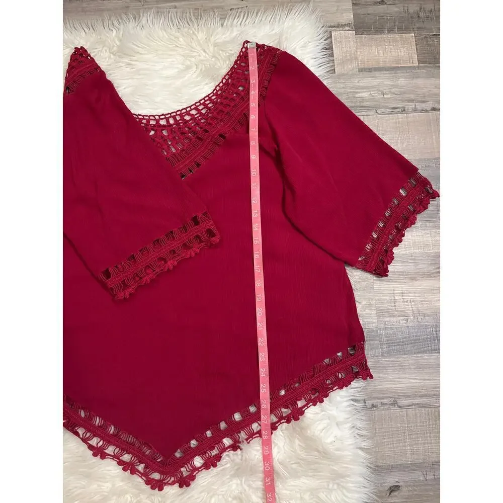 NWT City Chic Catalina Island crochet top 18 - Picture 6 of 11